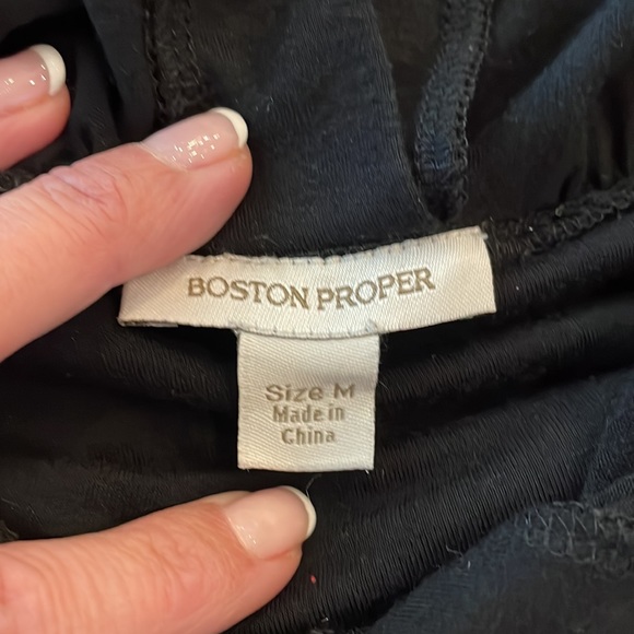 Boston Proper plunging neckline dress - Picture 5 of 8